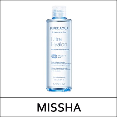 [MISSHA] ★ Sale 54% ★ (hp) Super Aqua Ultra Hyalon Micellar Cleansing Water 500ml / 18,000 won(3)