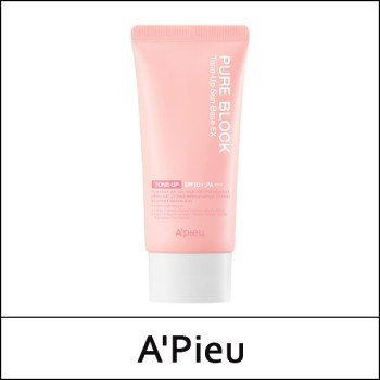 [A'Pieu] ★ Sale 50% ★ (hp) Pure Block Tone Up Sun Base EX 50ml / Box 8 / (db48) / 11,000 won(18) / 재고