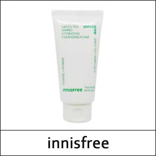 [innisfree] (tt) Green Tea Amino Hydrating Cleansing Foam 150g / EXP 2026.10 / (cu) 06/75 / 2799() / 3,000 won()