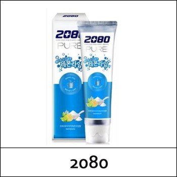 [2080] (b) 2080 Pure Baking Soda Toothpaste 120g / Lemon Lime / 베이킹소다담은 / (a) 21/01 / 2104(8) / 1,700 won(R)