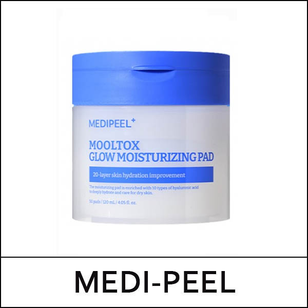 [MEDI-PEEL] (j) Mooltox Glow Moisturizing Pad 50ea(120ml) / EXP 2027.06 / (bo) 25(74)/65 / 55(05)99(6) / 5,000 won(R)
