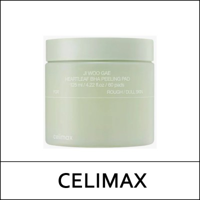 [CELIMAX] ★ Sale 45% ★ (bo) JI WOO GAE Heartleaf BHA Peeling Pad 60P / 9702(6) / 17,000 won(6)