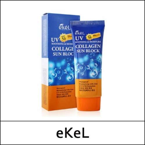 [ekeL] (a) Soothing & Moisture Collagen Sun block 70ml / SPF50 PA+++ / Box / 8102(16) / 2,200 won(R)