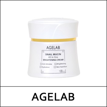 [AGELAB] Snail Mucin All In One Brightening Cream 60g / EXP 2027.01 / Box 100 / 3899(8) / 5,000 won()