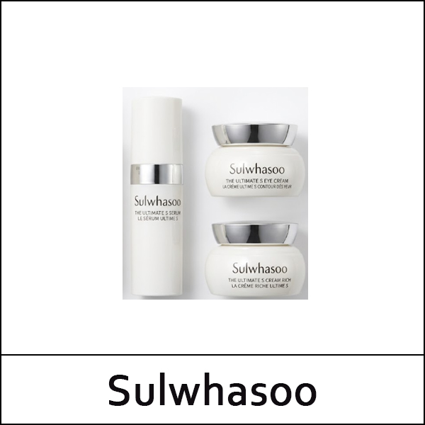 [Sulwhasoo] (sg) Sulwhasoo The Ultimate S Trial Kit [ Cream Rich ] (3 Items) / No Case (Box) / Mini Size / 561(51)15(70) / 19,000 won(R) / S