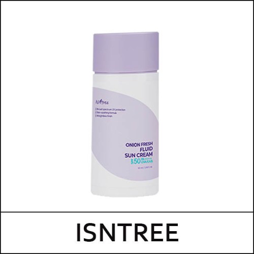 [ISNTREE] (b) Onion Fresh Fluid Sun Cream 50ml / EXP 2024.04 /Box 50 / (jh) 601 / 81199(15) / 7,000 won()