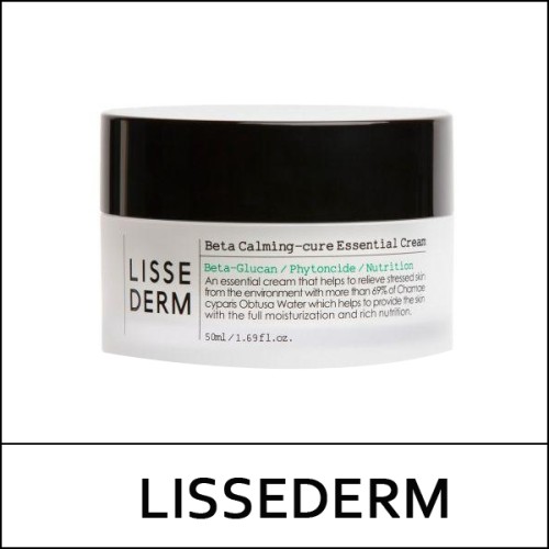 [LISSEDERM] ★ Big Sale 77% ★ (sg) Beta Calming-Cure Essential Cream 50ml / EXP 2026.06 / 38(57)99(10) / 34,000 won()