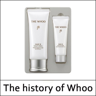 [The History Of Whoo] (sg) Gongjinhyang Brightening Gommage Gel Exfoliator Special Set 100ml / With Sample / (n) / 812(891)01(6) / 24,000 won(R) / 부피무게