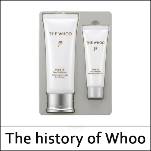 [The History Of Whoo] (sg) Gongjinhyang Brightening Gommage Gel Exfoliator Special Set 100ml / With Sample / (n) / 812(891)01(6) / 24,000 won(R) / 부피무게