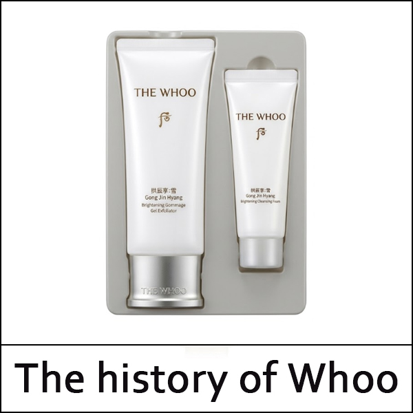 [The History Of Whoo] (sg) Gongjinhyang Brightening Gommage Gel Exfoliator Special Set 100ml / With Sample / (n) / 812(891)01(6) / 24,000 won(R) / 부피무게