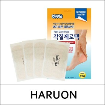 [HARUON] (a) Foot Care Pack (4ea) 1 Pack /  EXP 2027.01 / 6299(17) / 1,600 won(R)