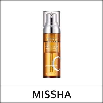 [MISSHA] ★ Sale 55% ★ (hp) Vita C Plus Spot Correcting Concentrate Ampoule 15g / Box / (24R)445 / 28,000 won(24)