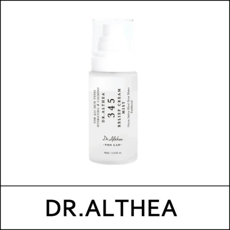 [DR.ALTHEA] ★ Sale 41% ★ (jh) 345 Relief Cream Mist 60ml / Box / (bo) 88(08) / 47(76)25(12) / 16,000 won(12)
