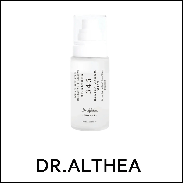 [DR.ALTHEA] ★ Sale 42% ★ (jh) 345 Relief Cream Mist 60ml / Box / (bo) 88(08) / 47(76)02(12) / 16,000 won(12)