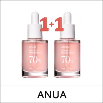 [ANUA] ★ Sale 41% ★ (oy) Peach 70 Niacin Serum Double Set (30ml*2ea) 1 Pack / 13(972)/913(882)(6R)59 / 54,000 won()
