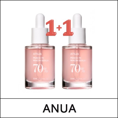 [ANUA] ★ Sale 41% ★ (oy) Peach 70 Niacin Serum Double Set (30ml*2ea) 1 Pack / 13(972)/913(882)(6R)59 / 54,000 won()