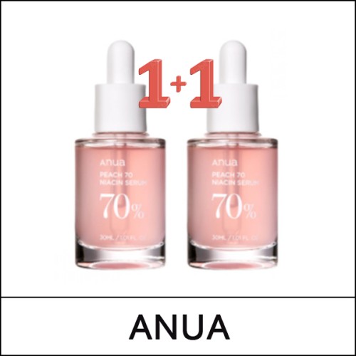 [ANUA] ★ Sale 41% ★ (oy) Peach 70 Niacin Serum Double Set (30ml*2ea) 1 Pack / 13(972)/913(882)(6R)59 / 54,000 won()