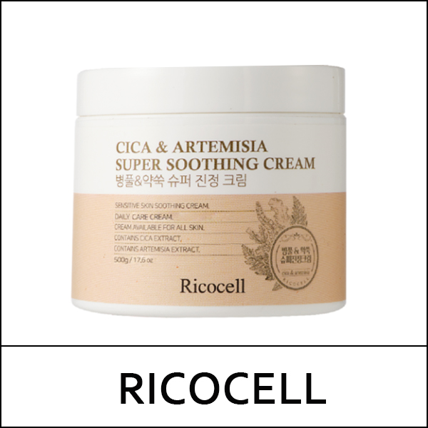 [RICOCELL] (bo) Cica & Artemisia Super Soothing Cream 500g / 50101(0.8) / 11,600 won(R)