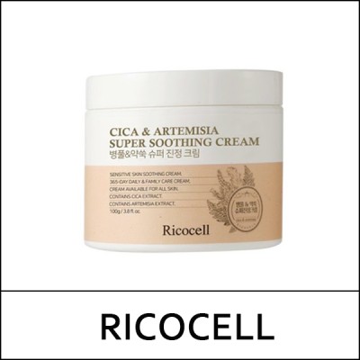 [RICOCELL] (bo) Cica & Artemisia Super Soothing Cream 100g / 3415(6) / 5,000 won(R)