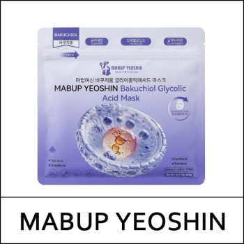 [MABUP YEOSHIN] (bo) Bakuchiol Glycolic Acid Mask (20 sheets) 350ml / 3425(4) / 5,300 won(R)