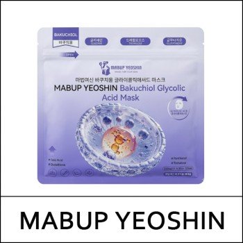 [MABUP YEOSHIN] (bo) Bakuchiol Glycolic Acid Mask (20 sheets) 350ml / 3425(4) / 5,300 won(R)