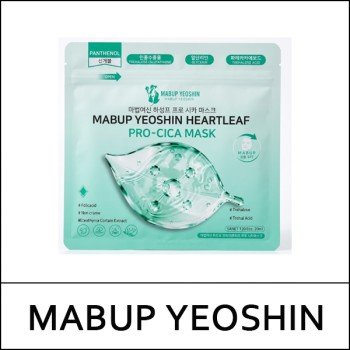 [MABUP YEOSHIN] (bo) Heartleaf Pro-Cica Mask (20 sheets) 350ml / 3425(4) / 5,300 won(R)