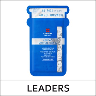[Leaders] (bo) Mediu Amino Moisture Mask RX (25ml*10ea) 1 Pack / EXP 2026.07 / 7499(4) / 3,500 won(R)