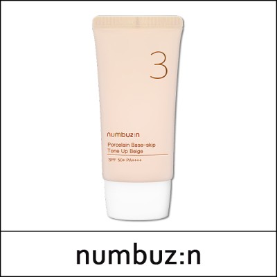 [numbuzin] ★ Sale 47% ★ (b) No.3 Porcelain Base Skip Tone Up Beige 50ml / 도자기결 파데스킵 / Box 96 / (bo) 721 / 331/83150(16) / 26,000 won() / S
