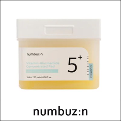 [numbuzin] (bo) No.5 Vitamin-Niacinamide Concentrated Pad 70ea(180ml) / Box 30 / (b) 341 / 4150(5) / 15,000 won(R)