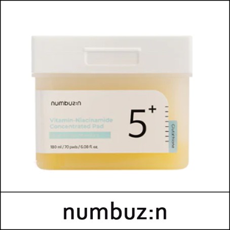 [numbuzin] (bo) No.5 Vitamin-Niacinamide Concentrated Pad 70ea(180ml) / Box 30 / (b) 341 / 4150(5) / 15,000 won(R)