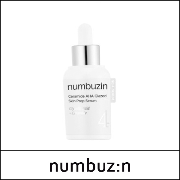 [numbuzin] (bo) No.4 Ceramide AHA Glazed Skin Prep Serum 30ml / 4150(14) / 14,900 won(R)