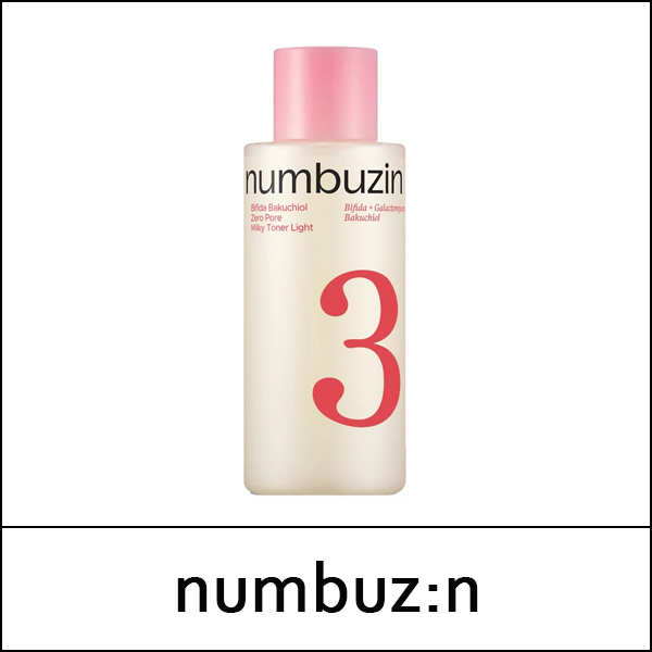[numbuzin] (bo) No.3 Bifida Bakuchiol Zero Pore Milky Toner Light 200ml / Box 45 / (jn) 101(29) / 11/2101(6) / 13,200 won()