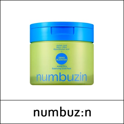 [numbuzin] (bo) No.0 Zero Blemish Azela Cica Balancing Dual Pads 210ml (60 Pads) / 82101(5) / 14,000 won(R)