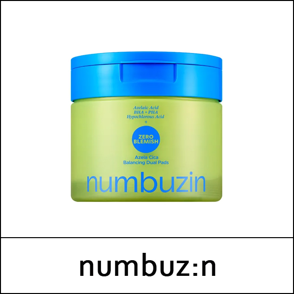 [numbuzin] (bo) No.0 Zero Blemish Azela Cica Balancing Dual Pads 210ml (60 Pads) / 82101(5) / 14,000 won(R)