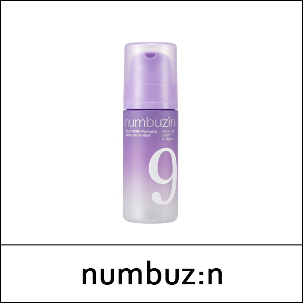 [numbuz:n] numbuzin (bo) No.9 NAD+ PDRN Plumping Glow Bubble Mask 85ml / 42101(10) / 13,700 won(R)
