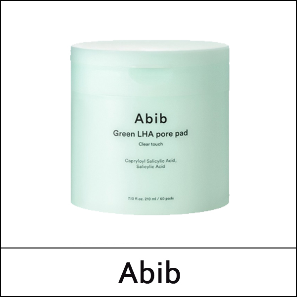 [Abib] (bo) Green LHA Pore Pad Clear Touch 60pads(210ml) / EXP 2027.06 / 11199(4) / 9,000 won(R)