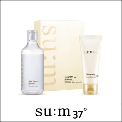 [SU:M37°] SUM ★ Sale 58% ★ (sgL) Skin Saver Essential Pure Cleansing Water Special Set / With Sample / 341(31)(0.8R)42 / 37,000 won(0.8) / Order Lead Time : 1 week