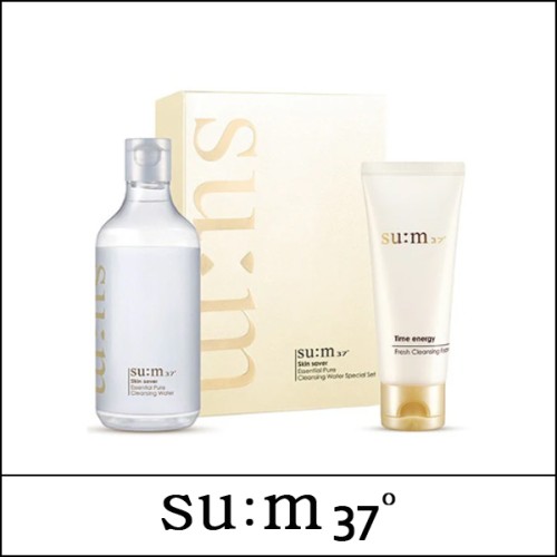 [SU:M37°] SUM ★ Sale 58% ★ (sgL) Skin Saver Essential Pure Cleansing Water Special Set / With Sample / 341(31)(0.8R)42 / 37,000 won(0.8) / Order Lead Time : 1 week