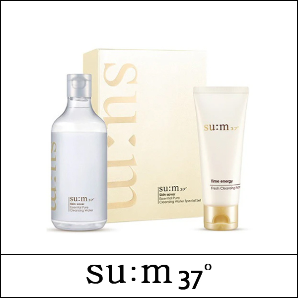 [SU:M37°] SUM ★ Sale 58% ★ (sgL) Skin Saver Essential Pure Cleansing Water Special Set / With Sample / 341(31)(0.8R)42 / 37,000 won(0.8) / Order Lead Time : 1 week