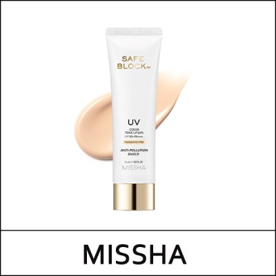 [MISSHA] (hp) Safe Block RX Cover Tone Up Sun 50ml / EXP 2026.06 / 99(15) / 1,000 won(R)