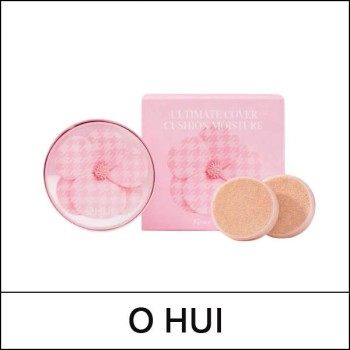 [O HUI] ★ Sale 58% ★ (jj) Ultimate Cover Cushion Moisture Flower Edition No.1 Milk Beige Set (Original 15g + Refill 2ea) 1 Pack / #01 Milk Beige / 22(02)(5R)42 / 63,000 won(5) / 부피무게