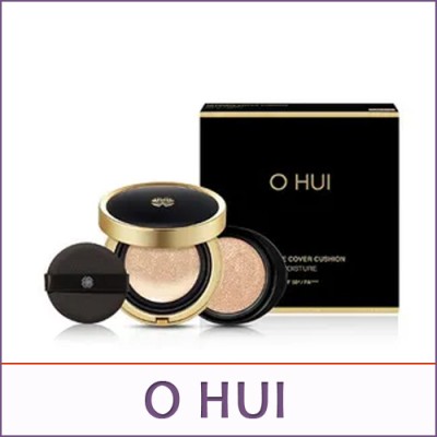 [O HUI] ★ Sale 57% ★ (jj) Ultimate Cover Cushion Moisture Set (Original 15g + Refill 1ea) 1 Pack / #01 Milk Beige / 91(10R)43 / 52,000 won(10) / 부피무게