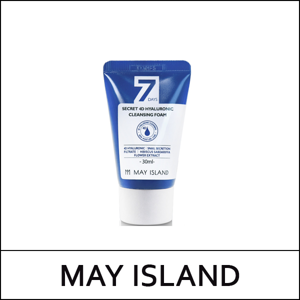 [MAY ISLAND] (s) 7 Days Secret Hyaluronic Cleansing Foam 30ml / EXP 2027.03 / Small / 6699(20) / 500 won()