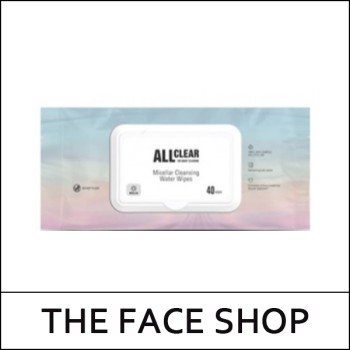 [THE FACE SHOP] ★ Sale 50% ★ (hpL) All Clear Micellar Cleansing Water Tissue 40 sheets / EXP 2027.08 / 5699(5) / 13,000 won()