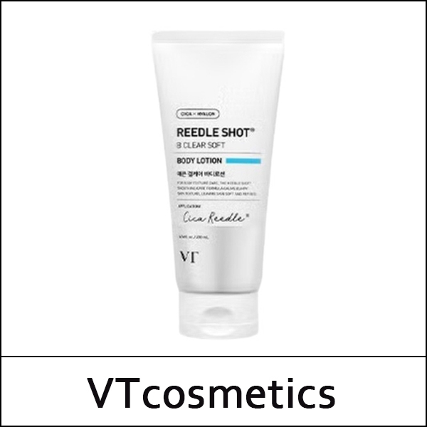 [VT Cosmetics] (da) VT Reedle Shot B Clear Soft Body Lotion 200ml / 0502(7) / 6,000 won(R)