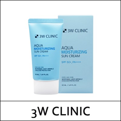 [3W Clinic] (b) Aqua Moisturizing Sun Cream 50ml / 0415(13) / 4,600 won(R)