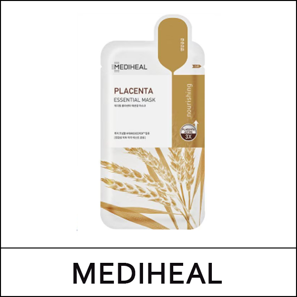 [MEDIHEAL] (bo) Placenta Essential Mask (24ml*10ea) 1 Pack / (j) / 68(87)/88(08)01(5) / 9,600 won(R)