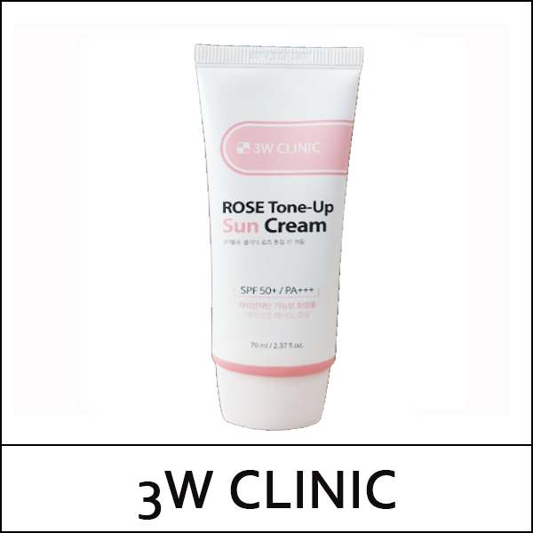 [3W Clinic] (b) Rose Tone-Up Sun Cream 70ml / Rose Tone Up Sun Cream / 9103(14) / 2,500 won(R)