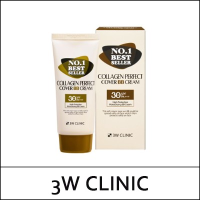 [3W Clinic] (b) Collagen Perfect Cover BB Cream 50ml / 0203(16) / 2,600 won(R)