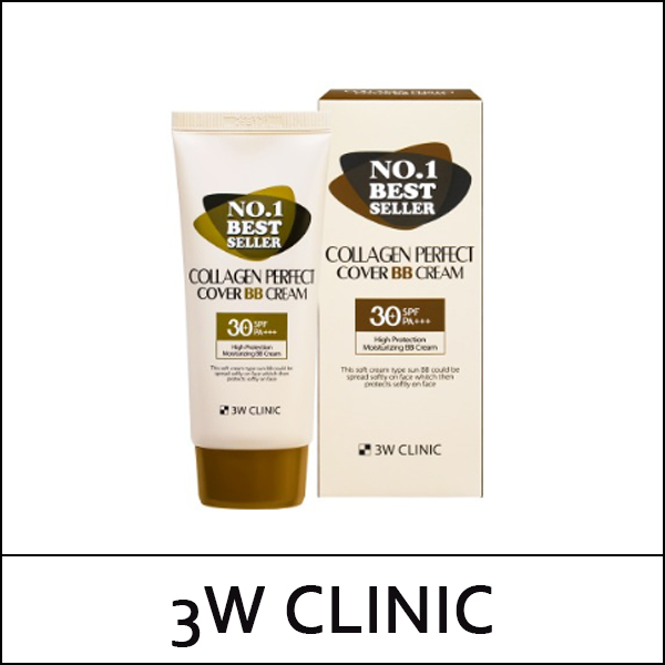 [3W Clinic] (b) Collagen Perfect Cover BB Cream 50ml / 0203(16) / 2,600 won(R)